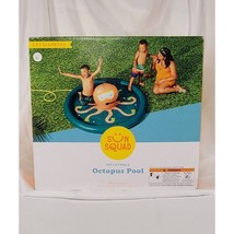 Sun Squad Inflatable Kiddie Pool Octopus Pool - Ages 2+, 5 FT Diameter, NEW - $15.83