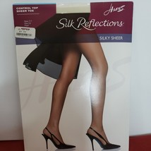Hanes Silk Reflections Silky Sheer Control Top color  Pearl Size CD New Sealed - £6.91 GBP