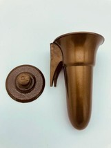 Niche / Mausoleum Flower Vase - 4 IN Disc / Button Supported - $78.00