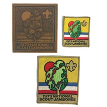 Vintage 1973 Boy Scouts of America BSA National Scout Jamboree Patches Leather 3 - £14.91 GBP