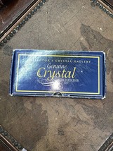 Vintage Genuine Crystal Gallery Candleholder Set Of 2 ~ Nib - £11.93 GBP