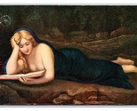 Magdalen in the Desert Painting By Antonio da Correggio UNP DB Postcard A16 - $4.90