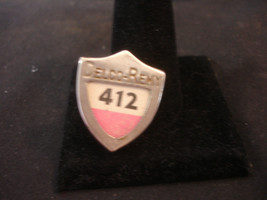 Old Vtg Collectible #412 Delco-Remy Employee Badge Pin - £32.01 GBP