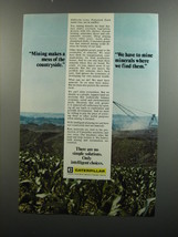 1976 Caterpillar Equipment Ad - Mining makes a mess of the countryside. - $18.49