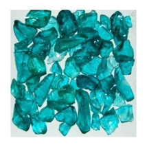 Recycled Chunky Glass, Teal - Size 1 - 0.13-0.25 in. - 1 lbs - $392.30 MXN