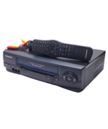 Panasonic Blue Line PV-V4521 Omnivision VCR Player w/Remote Cables TESTED - $75.54