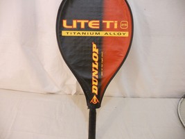 Titanium Alloy Tennis Racquet Dunlop Lite Ti 25and case GREAT SHAPE 60468 - £12.70 GBP
