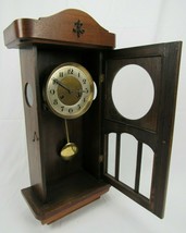 Antique Wall Clock Rare Karl Vogel Ortrund Regulator Key Austrian German Runs! - £445.79 GBP