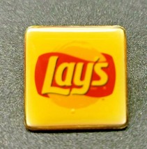 Vintage 1980&#39;s  Lays Potato Chips Lapel Hat Jacket Pin New Old Stock PB53 - £10.01 GBP