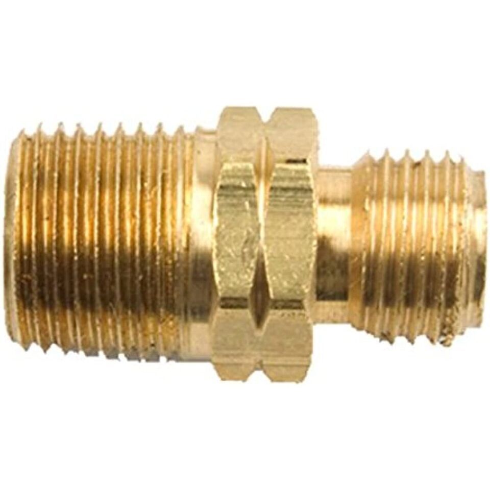 Mr. Heater 3/18 Male Pipe Thread x 9/16&quot; Left Hand Male Thread Fitting - $19.30