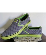 Nutanix ~ Men&#39;s Size 12.5 ~ Women&#39;s Size 11 ~ Lime Green &amp; Gray Canvas S... - $51.32 CAD