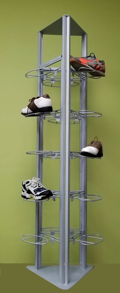 Only Hangers Modern Slat/Grid Shoe Tower Display - $87.60