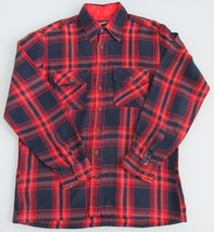 Vintage Rugged Men&#39;s Acrylic Flannel Shirt Size Large - £18.09 GBP