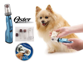 OSTER PET Dog Cat CORDLESS Grooming Gentle Paws NAIL Claw Trimmer GRINDE... - £28.67 GBP