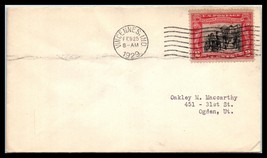 1929 US Cover - Vincennes, Indiana to Ogden, Utah K4  - £1.56 GBP