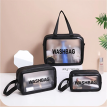 Portable Transparent Waterproof Travel Wash &amp; Makeup Bag - £15.05 GBP