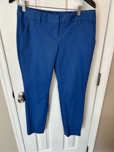 Express blue pants size 6R columnist dress pants work attire - $34.65