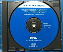 Dell Drivers and Utilities CD-ROM 2004 with Users Guide - £5.05 GBP