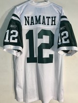 Reebok Authentic NFL Jersey New York Jets Joe Namath White sz 48 - £66.16 GBP