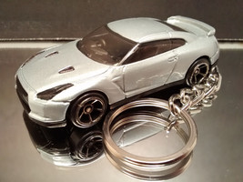 Silver 2009 Nissan GT-R Key Chain Ring - £11.40 GBP