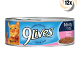 12x Cans 9Lives Meaty Pate Seafood Platter Cat Food 5.5oz Caring For Cats! - £18.16 GBP