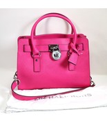 BRAND NEW Michael Kors Hamilton Raspberry Satchel Purse 30S3SH3L / MSRP ... - £170.42 GBP