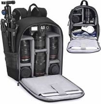 Cwatcun Camera Backpack Bag Professional For Slr Dslr Mirrorless Camera - £35.40 GBP