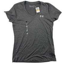 Womens Under Armour Tech SSV Gray Carbon Heather Size Small Shirt - £11.66 GBP