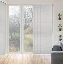 NEW Godear Design Natural Woven Sliding Window Panel Track - Marble - $85.50