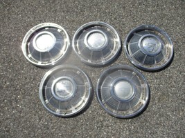 Lot of 5 factory 1968 1969 Chevy Impala 14 inch hubcaps wheels covers - £25.47 GBP