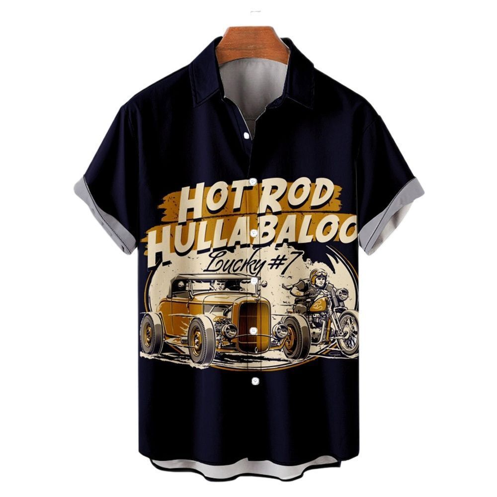 Hot Rod vs bike race shirt for men - $29.00