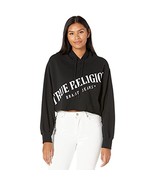 MSRP $119 True Religion Surplus Cropped Boxy Hoodie Black Size XL (Pre-O... - $60.42 CAD