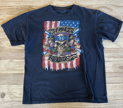 2010 Black Frog Guns &amp; Roses Black T-Shirt Large Bravado - $36.00