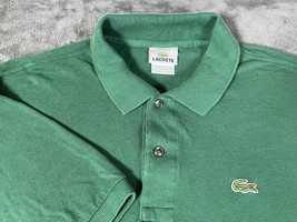 Lacoste Men&#39;s Size 9 Green Short Sleeve Polo Shirt Devanlay F2490 RN87651 - $18.39