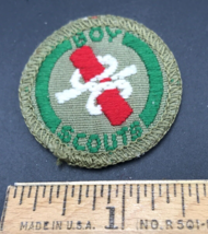 UK Boy Scouts Pioneer Khaki Proficiency Badges Patch Woven &amp; Bound 1934-... - £14.79 GBP