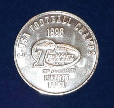 Special Tulane University Football 1998 Perfect Season 20TH Anniversary Doubloon - £6.35 GBP