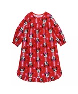 DIsney Minnie Mouse Red Flannel Stripes and Snowflakes Nightgown, Gown - $463.47 MXN