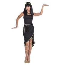 Cleopatra - Egyptian Goddess - Toga - Black/Gold - Costume - Adult Standard Size - £23.20 GBP