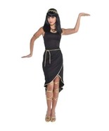 Cleopatra - Egyptian Goddess - Toga - Black/Gold - Costume - Adult Stand... - $29.67