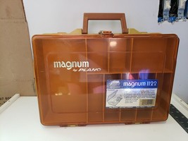 Vintage Magnum By Plano 1122 Double Sided Portable Tackle Box Fishing Or... - $18.70