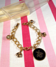 Sweet Vintage 1960&#39;s Gold Bowling Theme Charm Bracelet with Bowling Pins &amp; Balls - £15.65 GBP