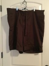 Kim Rogers Casual Shorts Pockets Women&#39;s Size 24 Brown - $43.93 CAD