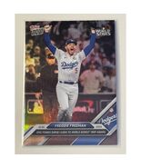 LIMITED SP MVP AWARD Freddie Freeman 2024 MLB Topps NOW 886 Dodgers Worl... - $445.50