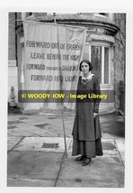 rp04429 - Suffragette holding a banner - print 6x4 - $2.80