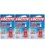 3 ~ LOCTITE Nut &amp; Bolt Threadlocker Red 271 Permanent Gel Adhesive Glue ... - £42.35 GBP