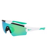 New KIDS Nike EV24005 100 White &amp; Green CLOAK Sunglasses with Green Mirr... - $79.15