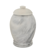 Large/Adult 220 Cubic Inches Reverence Gray Stone Funeral Cremation Urn - $147.50