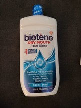 Biotène Oral Rinse for Dry Mouth, Fresh Mint  33.8oz (BB5) - £14.78 GBP