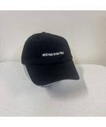 Under Armour Hat Black Resting Gym Face Low Profile Baseball Hat Adjustable - $9.47 CAD