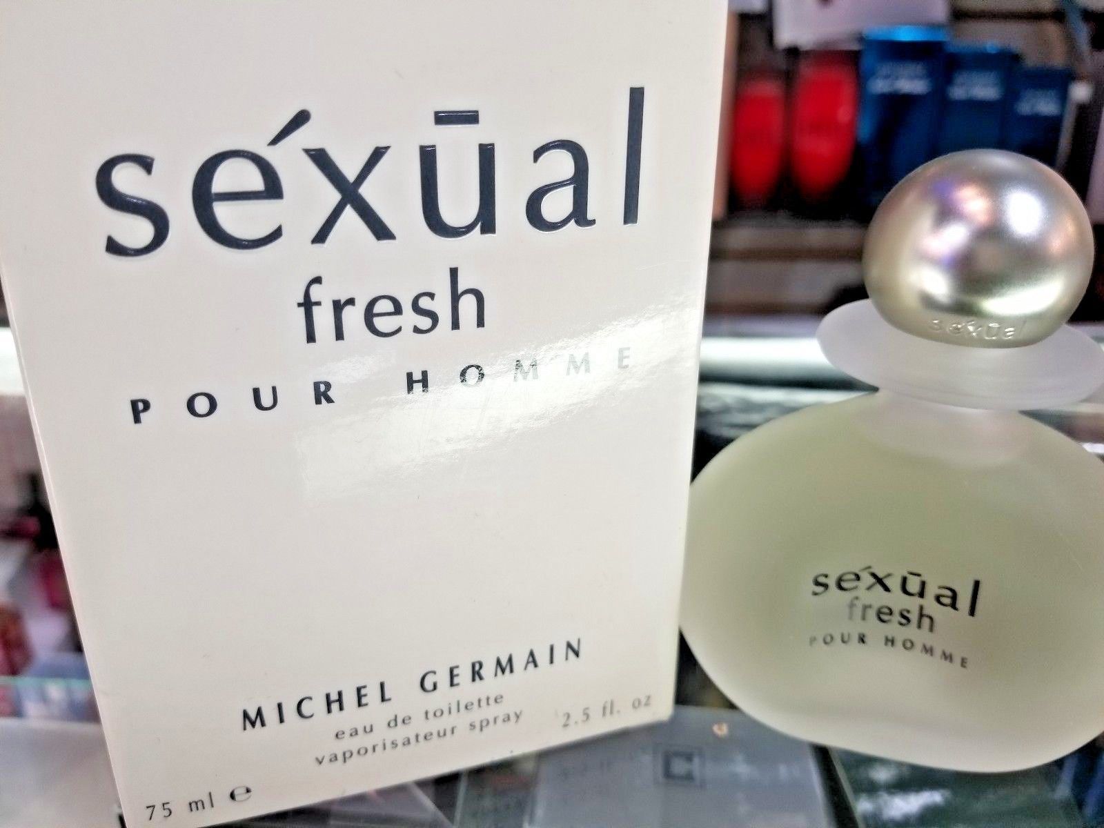 Sexual fresh pour homme Michel Germain EDT Toilette 2.5 oz 75 ml Spray Men NEW - £60.41 GBP